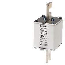 SIEMENS 3NE3338-8 SITOR fuse link, with slotted blade contacts, NH2, In: 800 A, aR, Un AC: