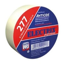 ANTICOR - ELECTRIC 277 FG ( 25x20x0,18 ) bílá izolační páska *11228