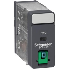 SCHNEIDER RXG11ED Relé Zelio RXG, 1 V/Z, 10 A, 48 V DC, testovací tlačítko