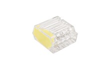 ELEMAN 1004702 Svorka krabicová P 01-42/10-4, bezšroubová (4x 0,5-2,5mm2, žlutá)