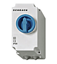SCHRACK BE400002--  Kryt motorového spínače BE, IP54+N svorka 
