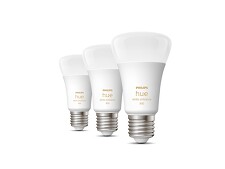 PHILIPS HUE W.AMBIANCE LED bulb A60 6W/40W 2200-6500K 800lm (set=3ks)