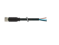 MURR 7000-08041-6300150 konektor M8/3-pin/zás/přímý - kabel ČE PUR 3x0,25mm2 L=1,5m - volný konec