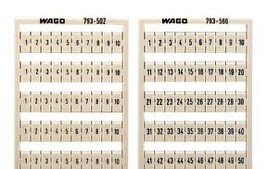 WAGO 793-501 Značkovací karta WMB prázdná pevná