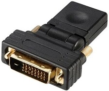 AKASA AK-CBHD16-BK Úhlová redukce DVI-D na HDMI