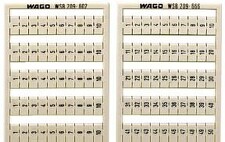 WAGO 209-609 Blok označovacích štítků 151-200