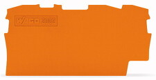 WAGO 2002-1392 Koncová a středová přepážka 0,8mm oranžová
