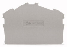 WAGO 2002-6391 Koncová a středá přepážka 0,8mm šedá