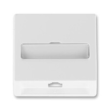ABB 5013C-A00213 B1, CLASSIC Kryt zásuvky telefonní, jednonásobné; jasně bílá