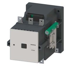 SIEMENS 3TB5017-0LB4 CONTACTOR SIZE 6 3-POLE AC-3 55KW, 400/380V AUXILIARY CONTACTS 21 (2N