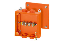 HENSEL FK 9255 Krabička oranžová plechová s prodlouženou funkčností při požáru E90  IP66