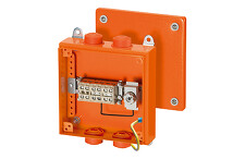 HENSEL FK 9259 Krabička oranžová plechová s prodlouženou funkčností při požáru E30  IP66