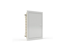NOARK 107102 PMF 24  Rozvodnice s bílými plechovými dveřmi,pod omítku,IP40,24 mod.