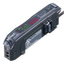 KEYENCE FS-N12P Fiber Optic Sensor Amplifier: Cable, Expansion, PNP