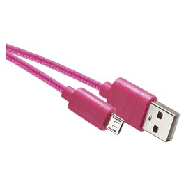 EMOS SM7006P USB 2.0 A/M-MICRO B/M 1M RŮŽOVÁ
