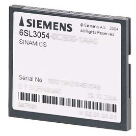 SIEMENS 6SL3054-0EJ00-1BA0 SINAMICS S120 COMPACTFLASH CARD W/O PERFORMANCE EXTENSION INCLU