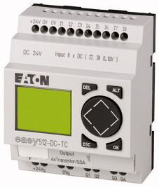 EATON 274111 EASY512-DC-TC Řídicí relé, 24VDC, 8 vstupů, 4 výst. tranz.