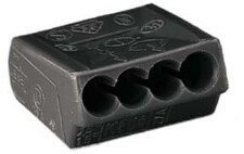 WAGO 273-102 Svorka krabicová 4x2.5mm2 šedá