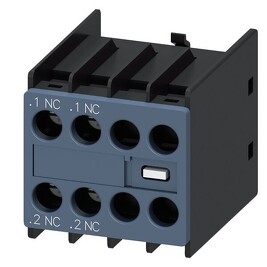 SIEMENS 3RH2911-1HA02 Auxiliary switch on the front, 2 NC Current path 1 NC, 1 NC for 3RH