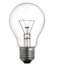 TES-LAMPS Žárovka 240V 40W E27 čirá pro průmyslové použití  *8595557031765