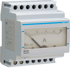 HAGER SM030 Ampérmetr analog. - přímé měření 0 - 30A