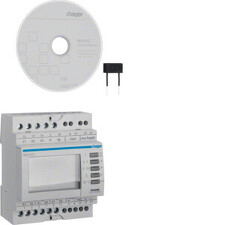 HAGER SM101C Multifunkční měřicí přístroj s LCD a komunikací RS485 na DIN