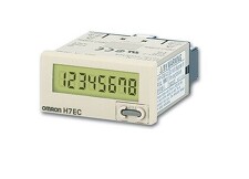 OMRON H7EC-N OMI Součtový čítač, DIN48x24mm, nezávislé napájení, LCD, 8-číslic, 30pulsů/s
