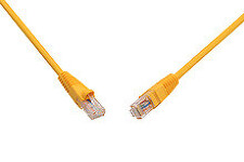 SOLARIX 28641009 C6-114YE-10MB Patch kabel CAT6 UTP PVC 10m žlutý snag-proof