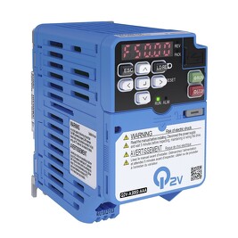 OMRON Q2V-AB004-AAA Frekvenční měnič 1x200VAC,ND:3,5 A / 0,75 kW, HD:3,0 A / 0,55 kW,IP20