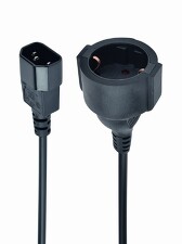 GEMBIRD Power Adapter Cord IEC320 C14 -Schuko, M-F, 15cm