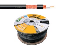 TELEVES 215502 Koaxiální kabel venkovní 6,6mm, černý, balení 250m