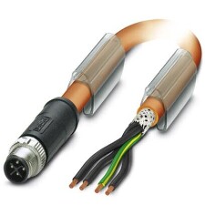 PHOENIX CONTACT 1424104 SAC-4P-M12MSS/ 1,5-PUR PE SH Napájecí kabel