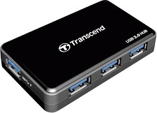 TRANSCEND TS-HUB3K USB 3.0 hub 4 porty černá
