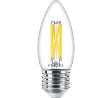 PHILIPS LED žárovka MASTER Value LEDCandle DT 3.4-40W E27 927 B35 CL G *8719514325135