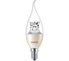 PHILIPS LED žárovka MASTER LEDcandle DT 5.5-40W E14 BA38 CL *8719514306165