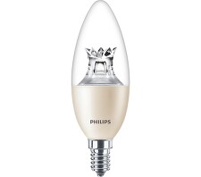 PHILIPS LED žárovka MASTER LEDcandle DT 8-60W B40 E14 827 CL *8719514306400