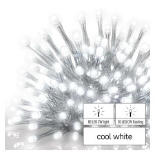 EMOS D1CC02 Krápníky - studená bílá flashing 2,5 x 0,9 m IP44