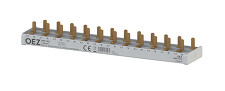 OEZ LMS-1N30-ARC Propojovací lišta 1+N 10 mm2, kolíky *OEZ:46815