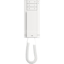 ABB 2TMA210050W0003 Telefon domovní, 6tlačítkový, se sluchátkem; bílá; M22001-W-02