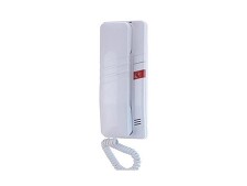 TESLA 4FP 210 51.201 Domácí telefon DT93 s bzučákem  s 1 tl. na EZ  (bílý)