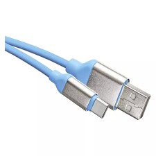 EMOS SM7025B Kabel USB 2.0 A/M-C/M 1M modrá