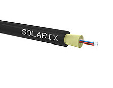 SOLARIX 70291085 SXKO-DROP-8-OS-LSOH kabel 8vl 9/125 3,7mm LSOH Eca černý bal=500m