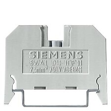 SIEMENS 8WA1011-1DF11 průchozí svorka z termoplastu šroubová 6mm, šedá
