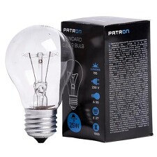 PATRON Žárovka 230V 25W E27 čirá pro průmyslové použití *5941029890010