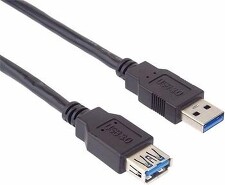 PREMIUMCORD ku3paa5bk Prodlužovací kabel USB 3.0 Super-speed 5Gbps A-A, MF, 9pin, 5m