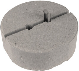 DEHN 102075 betonový podstavec s klínem d=240/8,5 kg