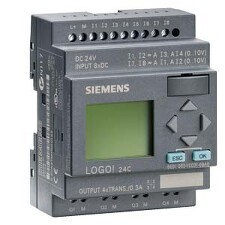 SIEMENS 6ED1052-1CC01-0BA6 LOGO! 24C Programovatelné relé 24 V/DC 8 vst./4výs. tranzistor