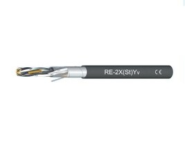 RE-2X(ST)Yv 4x2x1,3 Sdělovací kabel, páry stíněny dle EN 50288-7 černá *0320127