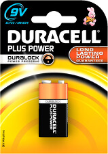DURACELL baterie 9V PLUS POWER 6LF22/MN1604; BL1 *5000394063099