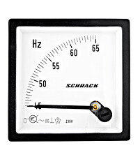 SCHRACK MGF87050-A Měřič frekvence 45-65 Hz, 72x72 mm